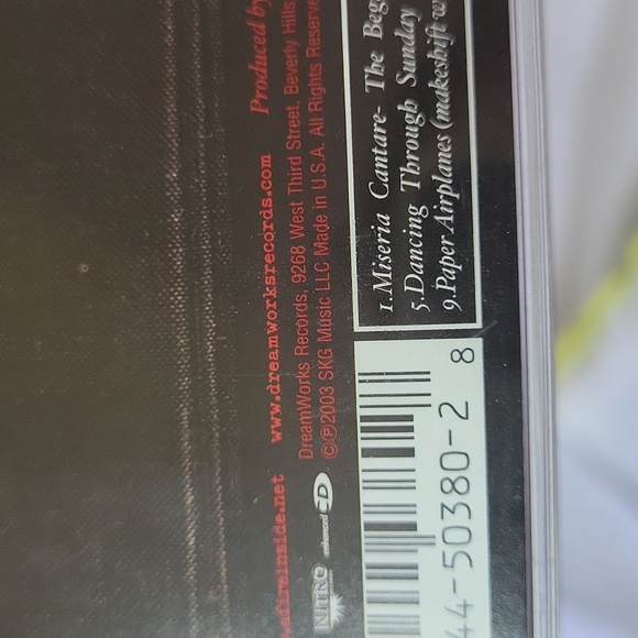 AFI Sing the Sorrow CD 2003 very used condition - Picture 4 of 7